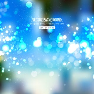Blue Bokeh Light Background Graphic