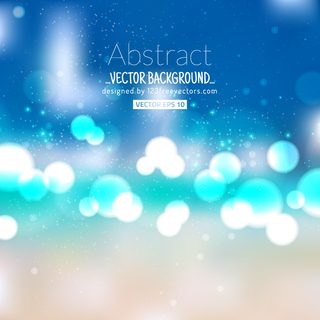 Blue Bokeh Lights