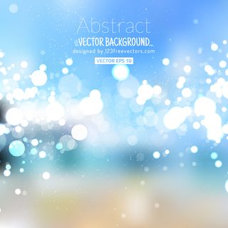 Blue Bokeh Lights Background