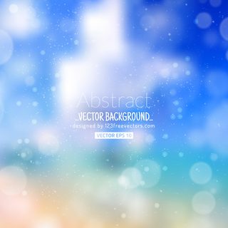Blue Bokeh Vector