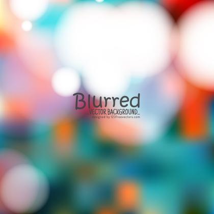 Abstract Colorful Blurred Lights Background