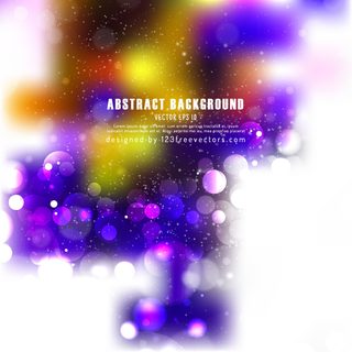 Abstract Colorful Bokeh