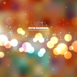 Abstract Colorful Bokeh Background Illustration