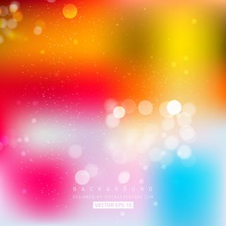 Abstract Colorful Bokeh Vector