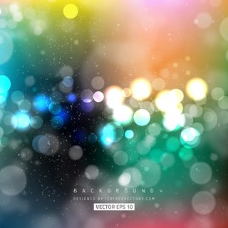 Colorful Blurred Lights Background