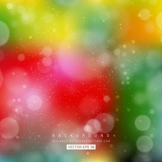 Colorful Blurred Lights Background Image