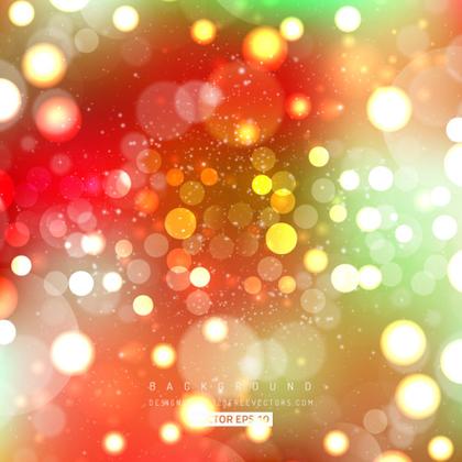 Colorful Bokeh Abstract Light Background Vector Graphics