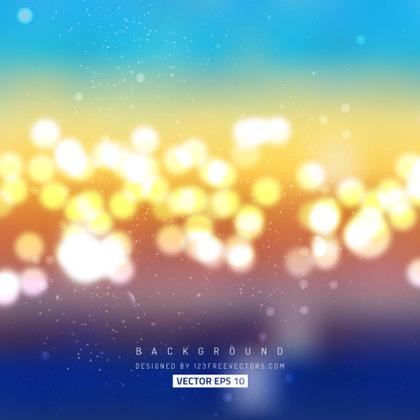 Colorful Bokeh Abstract Lights Background Graphic