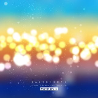 Colorful Bokeh Abstract Lights Background Graphic