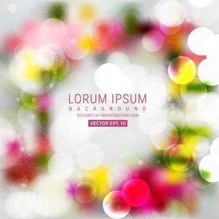 Colorful Bokeh Lights Background