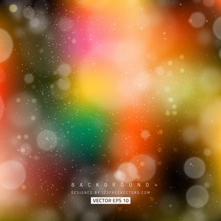 Blurred Dark Color Lights Background