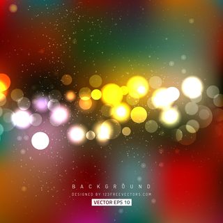Vector Dark Color Bokeh Background Image