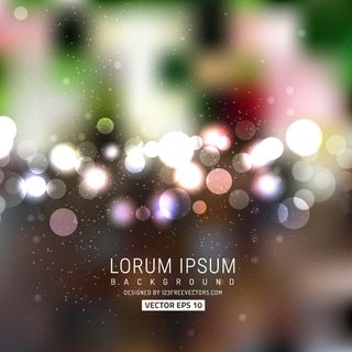 Dark Color Bokeh Free Vector Art