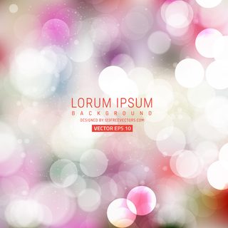 Light Color Bokeh Background Vector