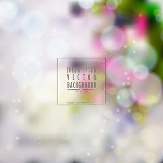 Abstract Light Color Bokeh Background Vector