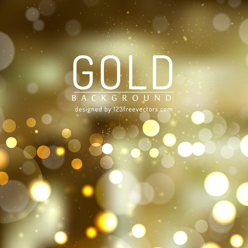 Blurred Gold Lights Background
