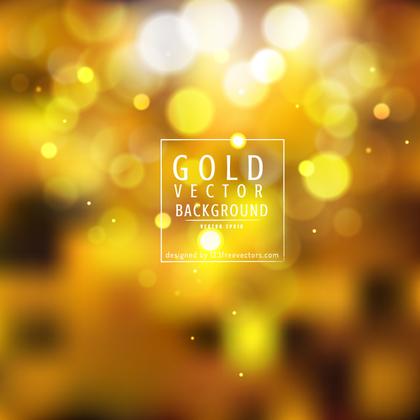 Bokeh Abstract Gold Background