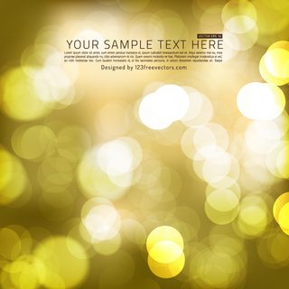 Gold Bokeh Lights Background
