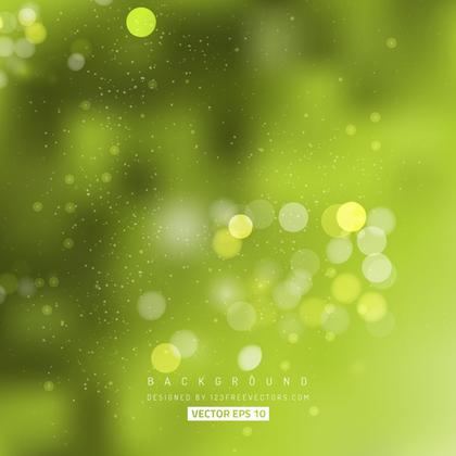 Bokeh Abstract Green Background