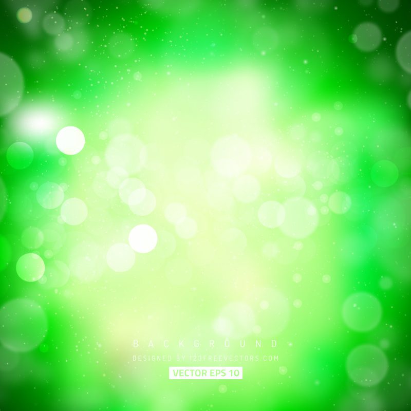 Green Bokeh Free Vector Art