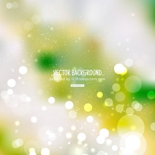 Abstract Light Green Bokeh Wallpaper