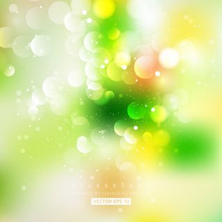 Light Green Bokeh Background