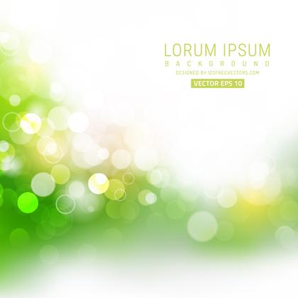 Vector Light Green Bokeh Background Image