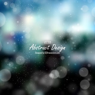 Blue Black Bokeh Background