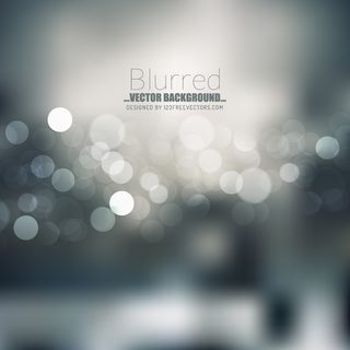 Gray Bokeh Background
