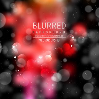 Black Red Bokeh Background