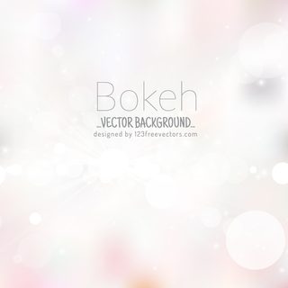 Bokeh Abstract White Background