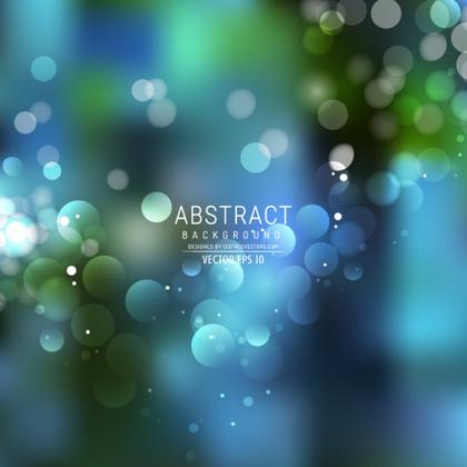 Abstract Bokeh Light Background Vector
