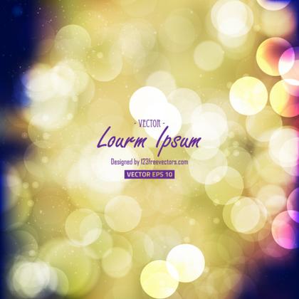 Bokeh Background Vector