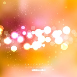 Blurred Orange Lights Background