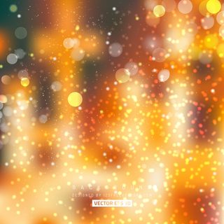 Orange Bokeh Light Background Graphic