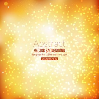 Orange Bokeh Lights Background