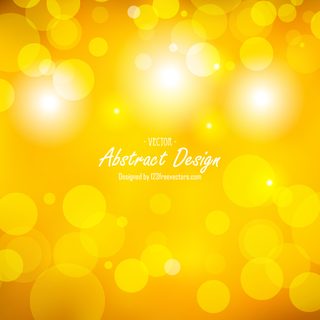 Yellow Orange Bokeh Background