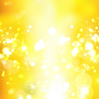 Yellow Orange Bokeh Light Background Vector