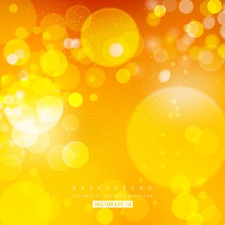 Vector Yellow Orange Bokeh Background Image