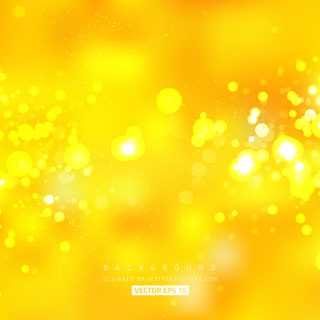 Yellow Bokeh Light Background Vector