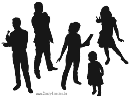 Free Illustrator Silhouette People