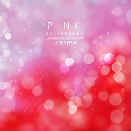 Abstract Pink Bokeh Effects