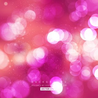 Pink Bokeh Abstract Vector Background