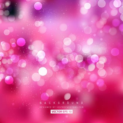 Pink Bokeh Effects