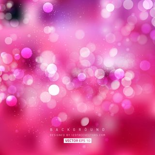 Pink Bokeh Effects