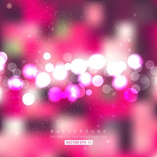 Pink Bokeh Free Vector Art