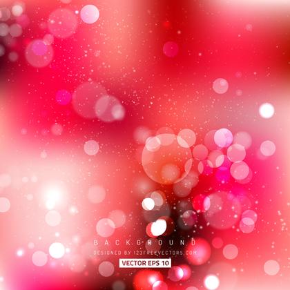 Pink Bokeh Light Background Vector