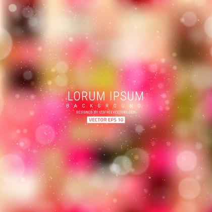 Vector Pink Bokeh Background Image