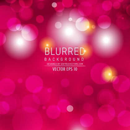 Crimson Pink Bokeh Background