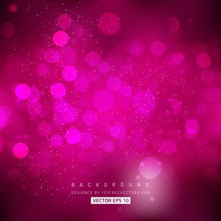 Mexican Pink Bokeh Light Background Vector